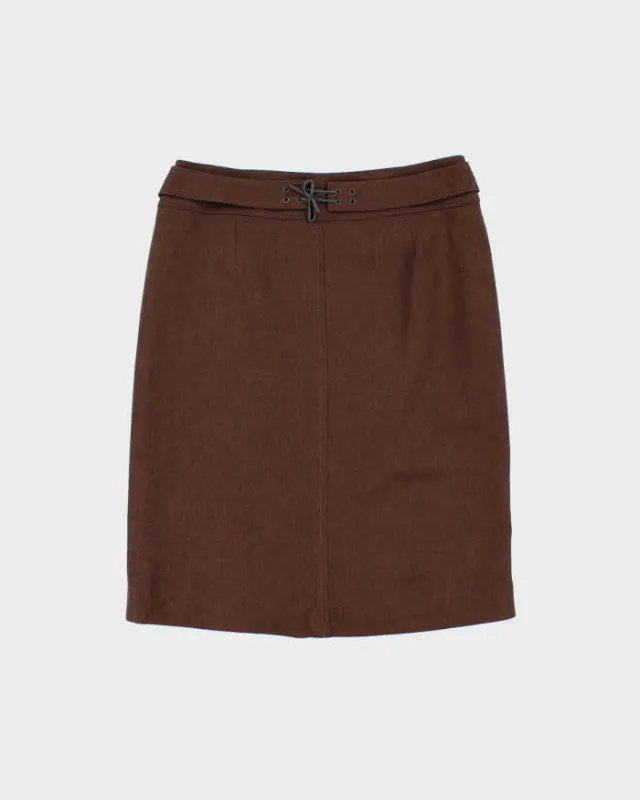 Vintage Y2k 00s Jex Collection Lace-up Detail Skirt - S sold by Rokit