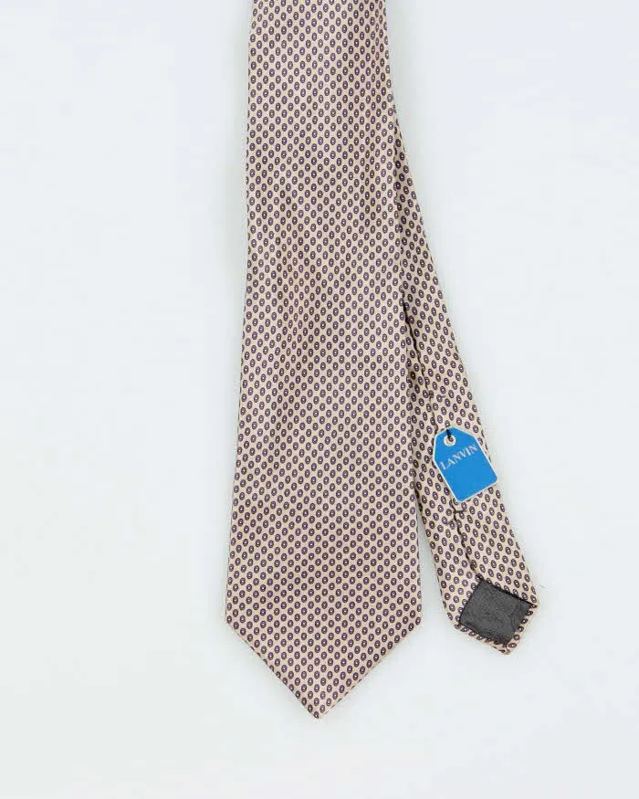 Vintage Lanvin Pattern Silk Tie sold by Rokit product image thumbnail 2