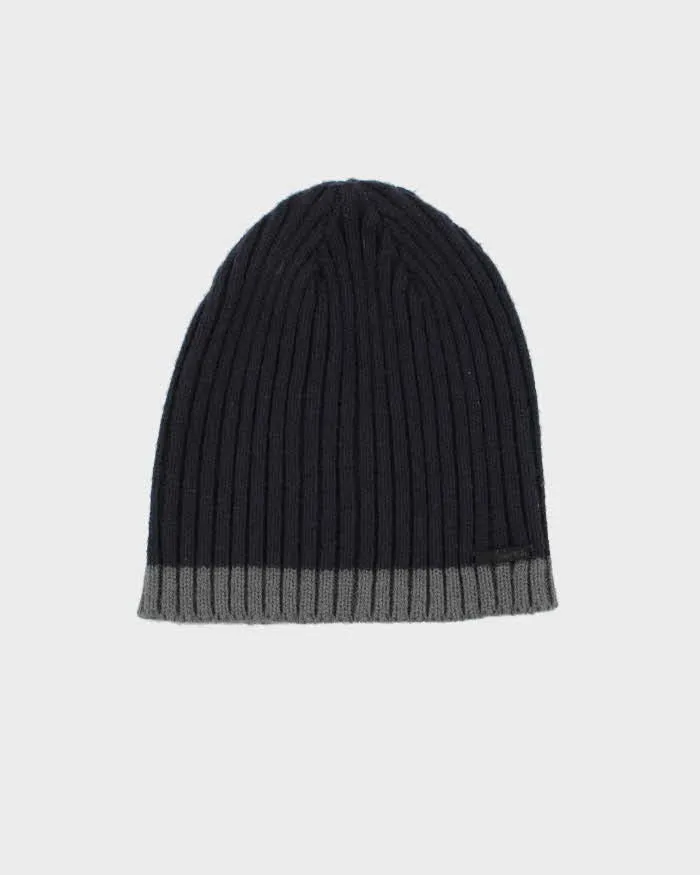 Vintage 00s Calvin Klein Ribbed Beanie - O/S sold by Rokit