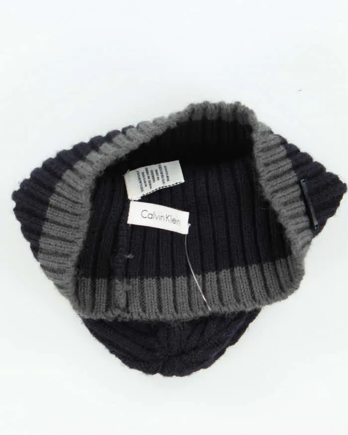 Vintage 00s Calvin Klein Ribbed Beanie - O/S sold by Rokit product image thumbnail 5
