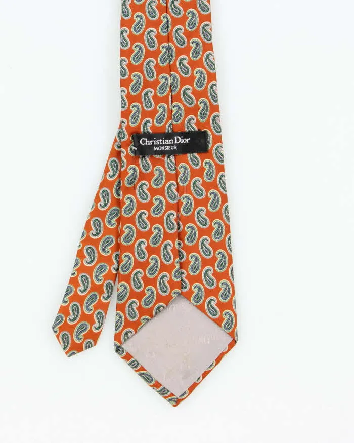 Vintage 90s Christian Dior Silk Tie sold by Rokit product image thumbnail 3