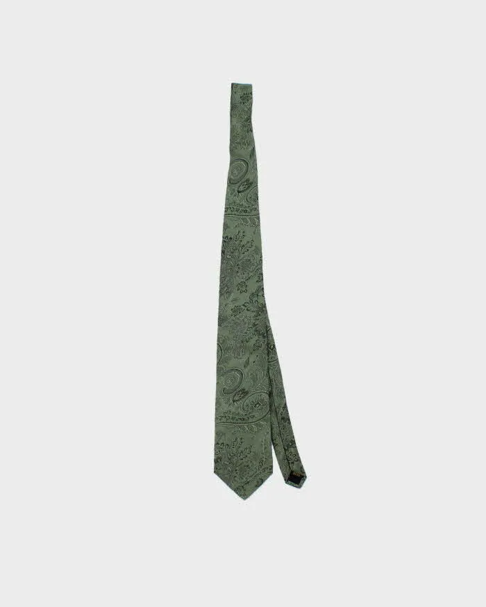 Vintage 1990s Christian Dior Paisley Silk Tie sold by Rokit