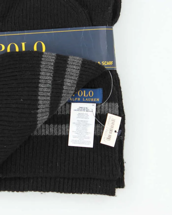 Vintage Polo Ralph Lauren Wool Blend Beanie & Scarf Two-Piece Set - OS sold by Rokit product image thumbnail 3