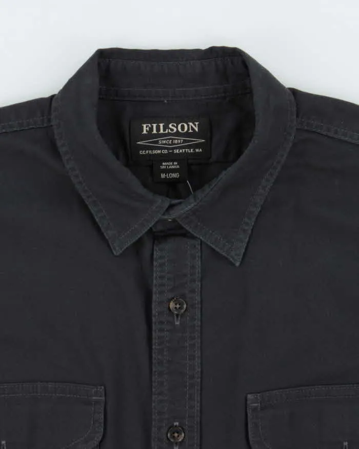Vintage Filson Midnight Navy Long Sleeve Workwear Shirt - M sold by Rokit product image thumbnail 5