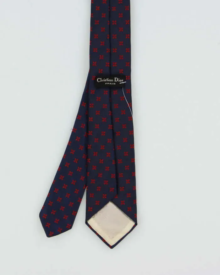 Vintage 1980s Christian Dior Patterned Silk Tie sold by Rokit product image thumbnail 3