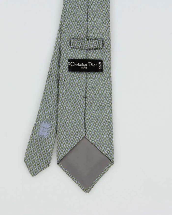 Vintage 1980s Christian Dior Silk Geometric Patterned Tie sold by Rokit product image thumbnail 3