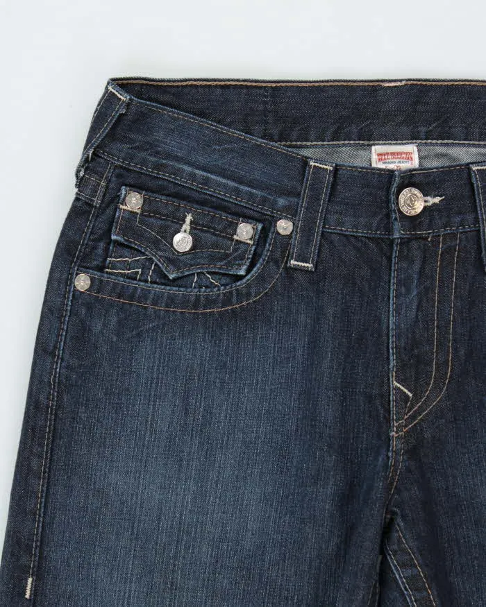 Vintage True Religion Flap Pocket Indigo Straight Leg Denim Jeans - W34 L34 sold by Rokit product image thumbnail 3