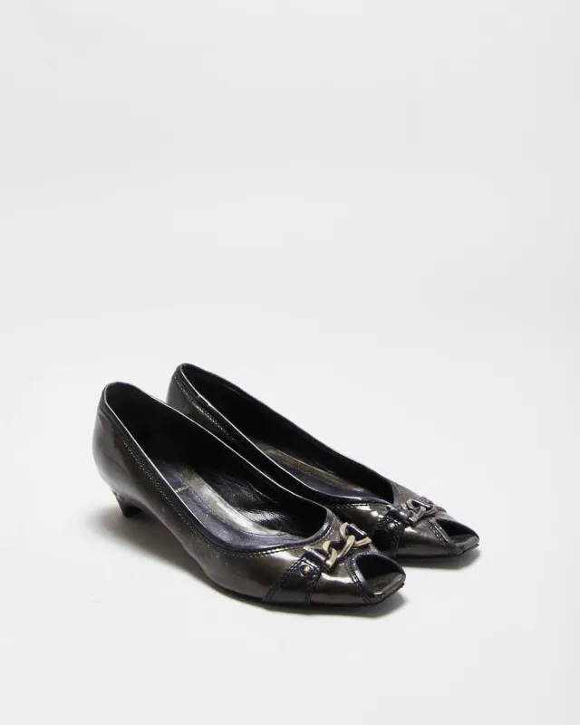 Vintage Fendi Patent Kitten Heels - UK4.5 sold by Rokit
