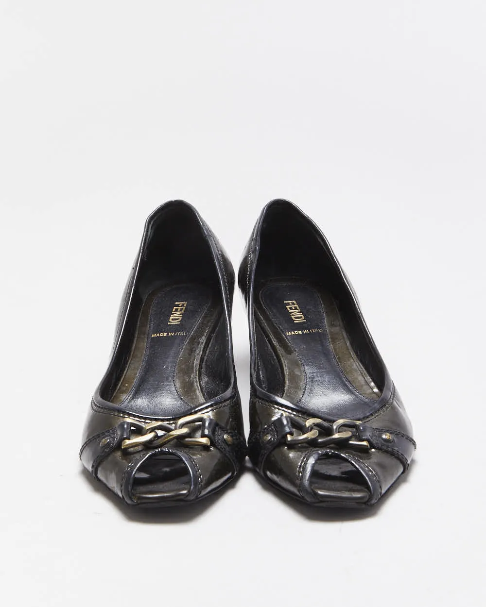 Vintage Fendi Patent Kitten Heels - UK4.5 sold by Rokit product image thumbnail 3