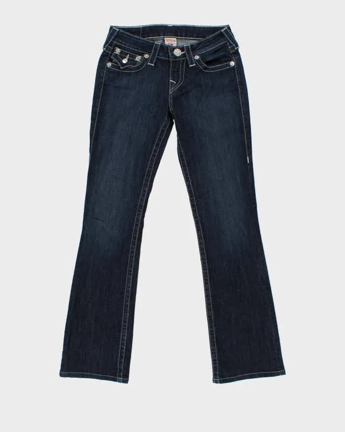 Vintage Y2k 00s True Religion Diamonte Detail Bootcut Jeans - W25 L29 sold by Rokit