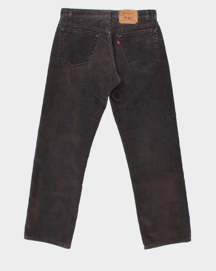 Vintage 1990s Levi's Corduroy 505 Straight Leg Trousers - W33 L30 sold by Rokit product image thumbnail 2