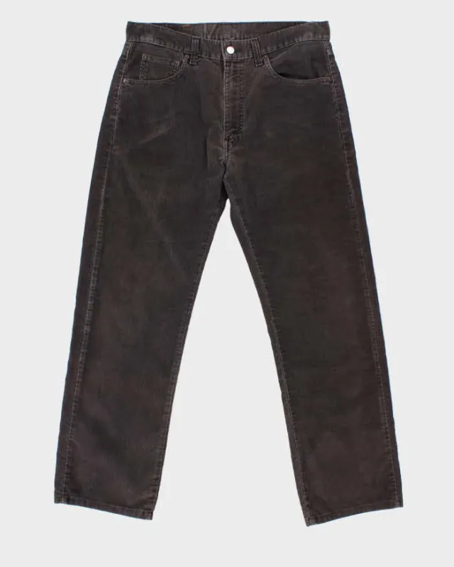 Vintage 1990s Levi's Corduroy 505 Straight Leg Trousers - W33 L30 sold by Rokit