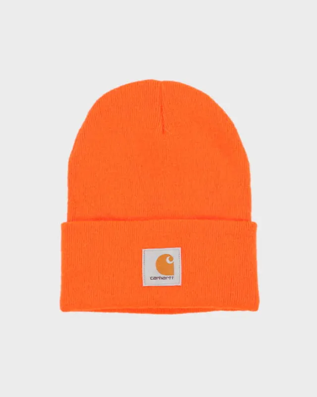 Vintage Carhartt Detroit Orange Watch Beanie - OS sold by Rokit
