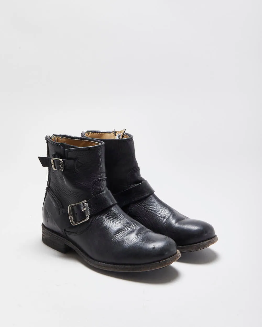 Vintage Frye Ankle Biker Boots - UK5 sold by Rokit