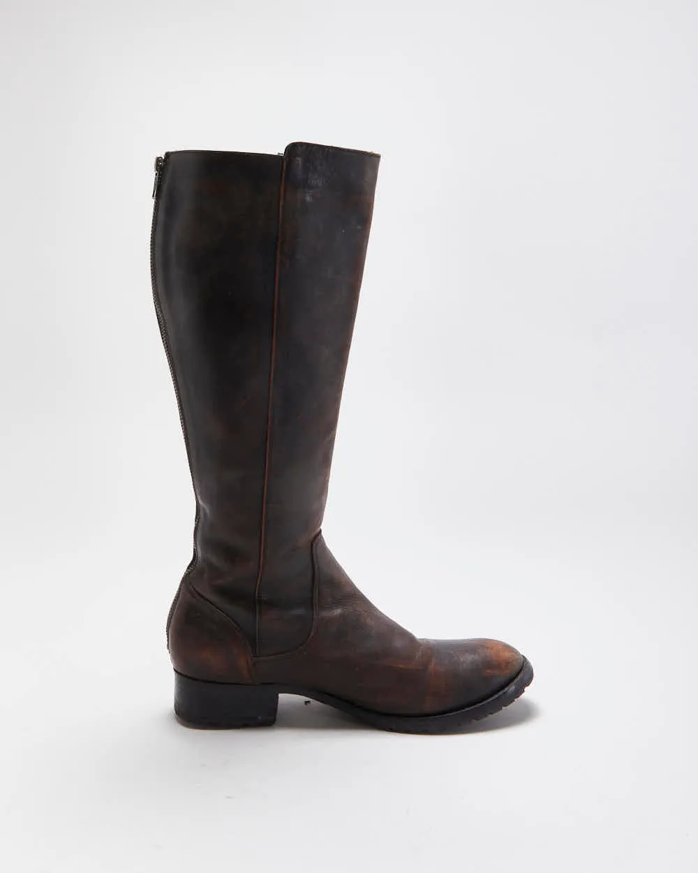 Vintage Frye Leather Zip-up Boots - UK7.5 sold by Rokit product image thumbnail 2
