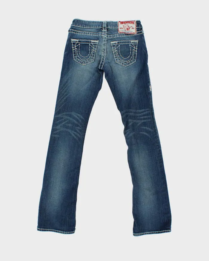 Vintage Y2k 00s True Religion Contrast Stitch Bootcut Jeans - W25 L33 sold by Rokit product image thumbnail 2