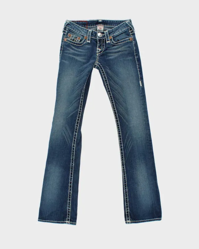 Vintage Y2k 00s True Religion Contrast Stitch Bootcut Jeans - W25 L33 made by True Religion