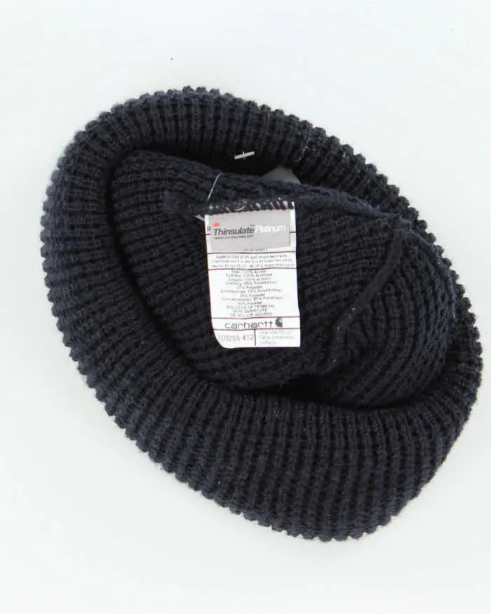 Vintage Carhartt Navy Knit Beanie - OS sold by Rokit product image thumbnail 5
