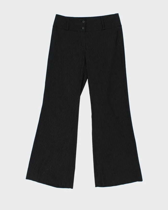 Vintage Y2k 00s Teenflo Wool Blend Pin Stripe Trousers - W30 L31 sold by Rokit