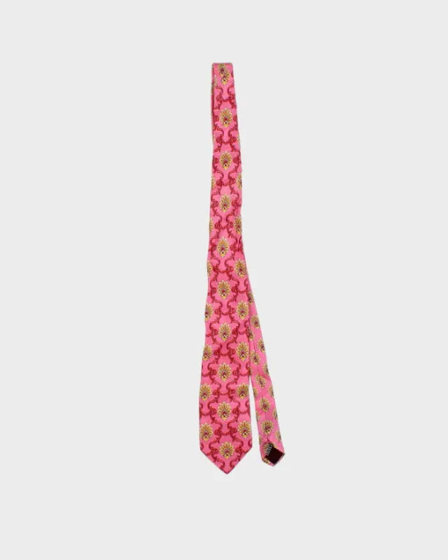 Vintage 1990s Gianni Versace Baroque Silk Tie made by Versace