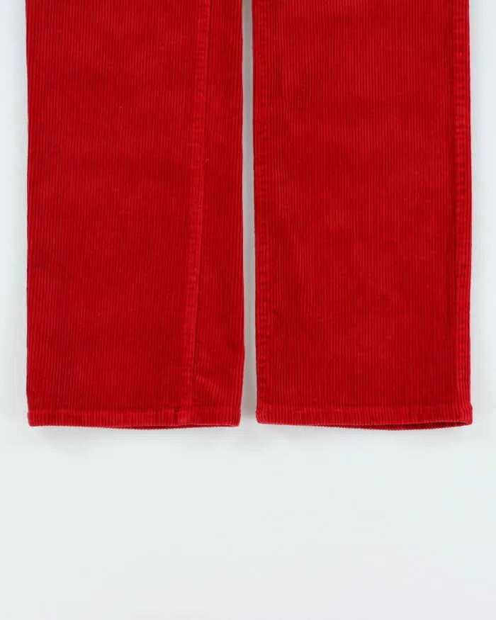 Vintage Ralph Lauren Red Corduroy Trousers - W34 L32 sold by Rokit product image thumbnail 5