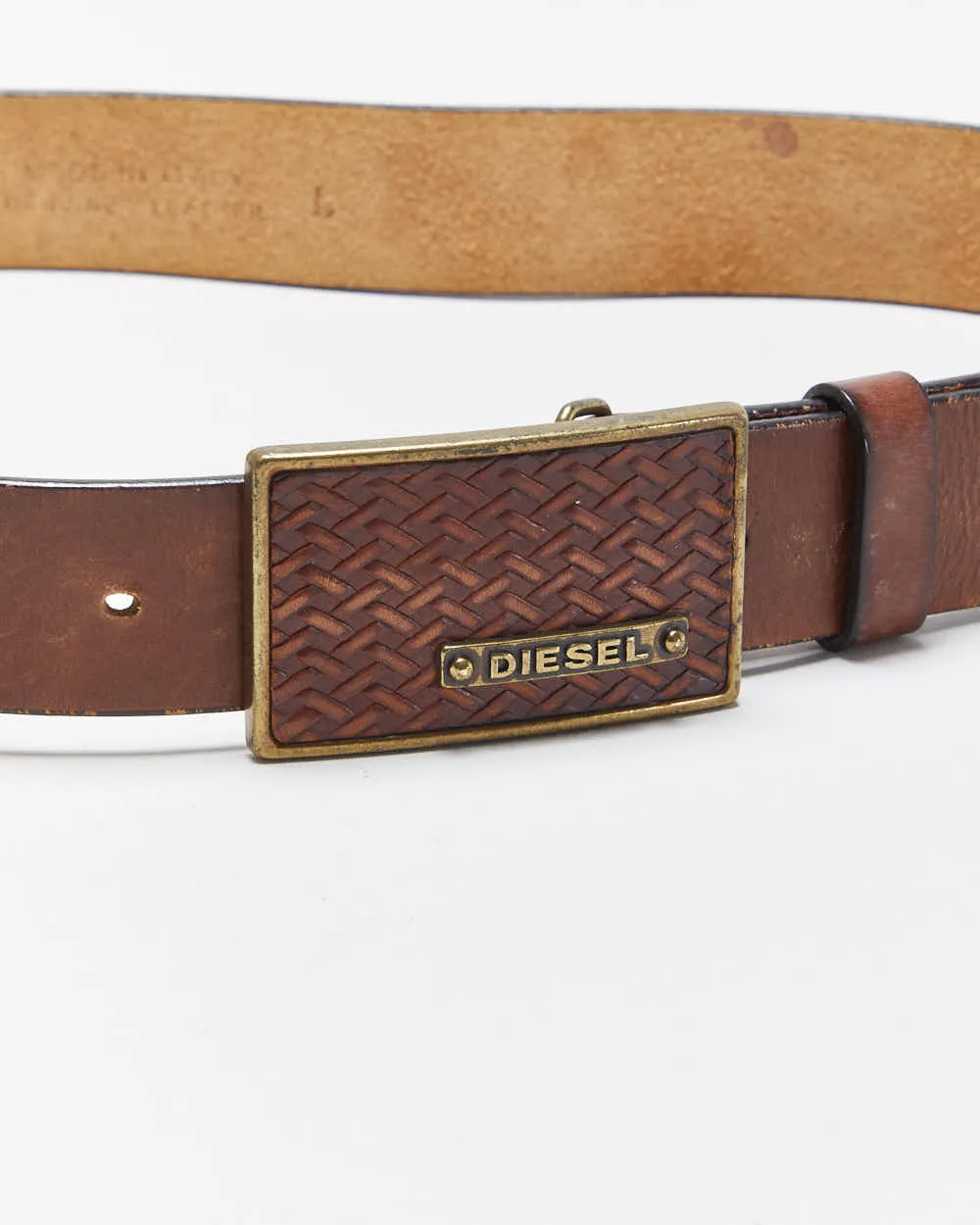 Vintage Diesel Leather Belt W34-W39 sold by Rokit product image thumbnail 4
