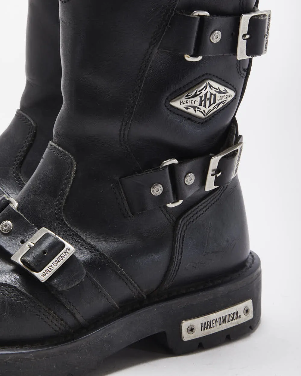 Vintage Harley Davidson Fury Biker Boots - UK7.5 sold by Rokit product image thumbnail 5