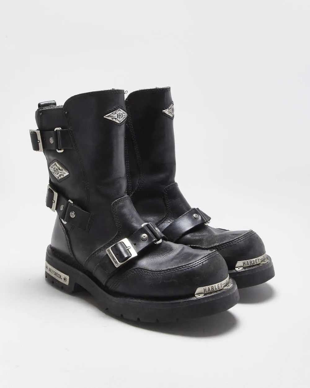 Vintage Harley Davidson Fury Biker Boots - UK7.5 sold by Rokit