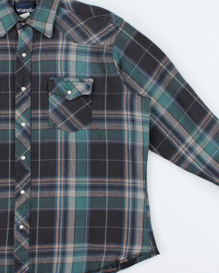 Vintage 90s Wrangler Heavyweight Flannel Shirt - XL sold by Rokit product image thumbnail 3