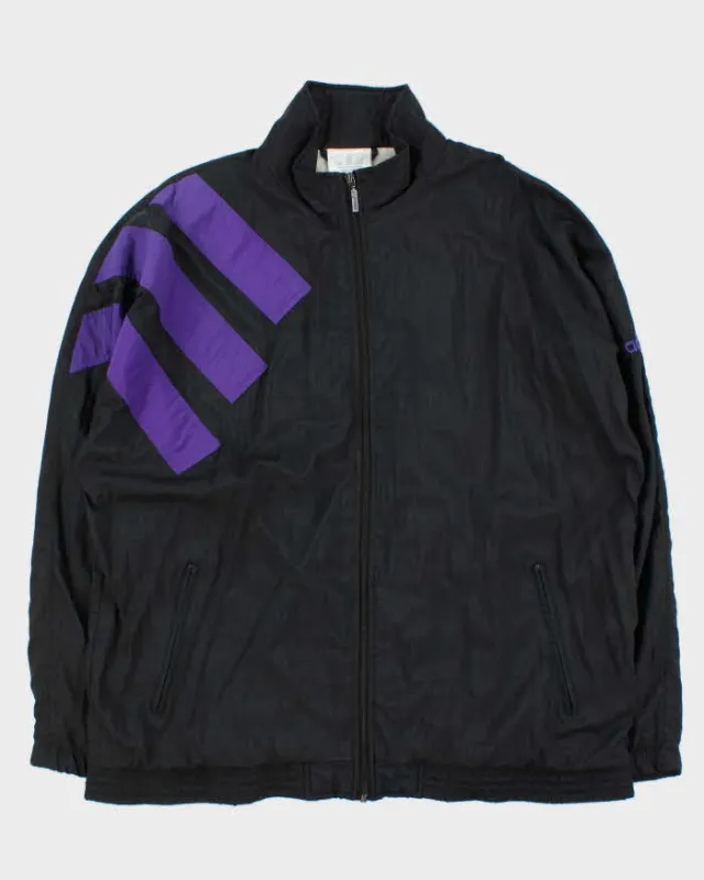 Vintage 1980s Adidas Originals Two-Tone Shell Windbreaker Jacket - XL sold by Rokit