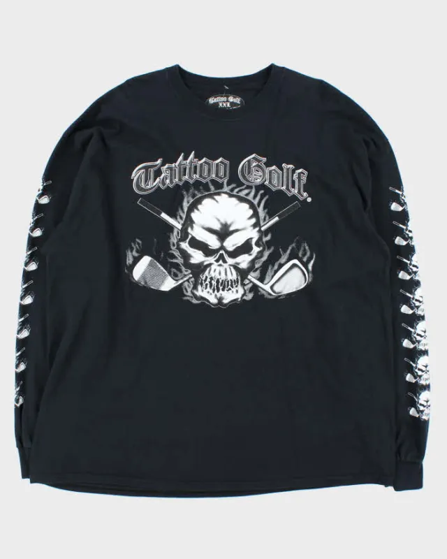 Vintage Y2k 00s Tattoo Golf Long Sleeve T-shirt - XXL sold by Rokit