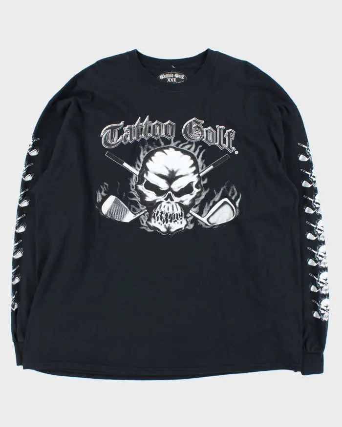 Vintage Y2k 00s Tattoo Golf Long Sleeve T-shirt - XXL sold by Rokit