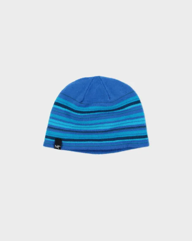 Vintage Arc'teryx Wool Blend Striped Skull Cap Beanie - OS made by Arc'teryx