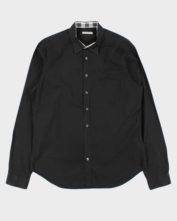 Vintage Y2K 00s Burberry Brit Fitted Long Sleeve Shirt - L sold by Rokit