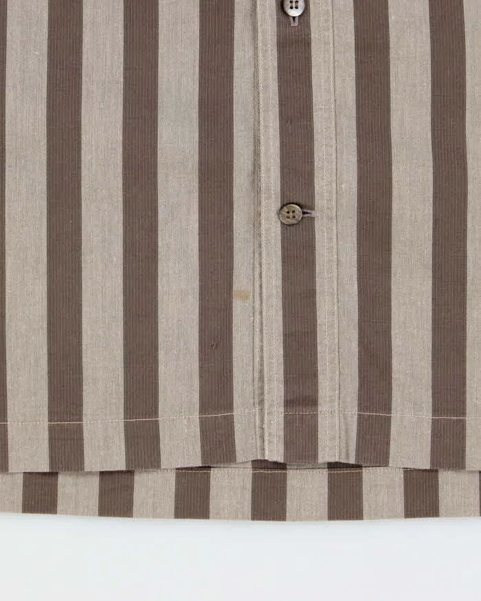 Vintage 1980s Issey Miyake Homme Hamilton Striped Long Sleeve Button Down Shirt - M sold by Rokit product image thumbnail 4