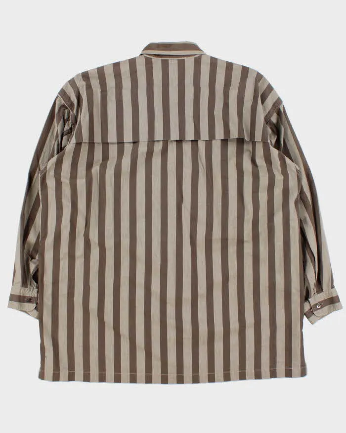 Vintage 1980s Issey Miyake Homme Hamilton Striped Long Sleeve Button Down Shirt - M sold by Rokit product image thumbnail 2