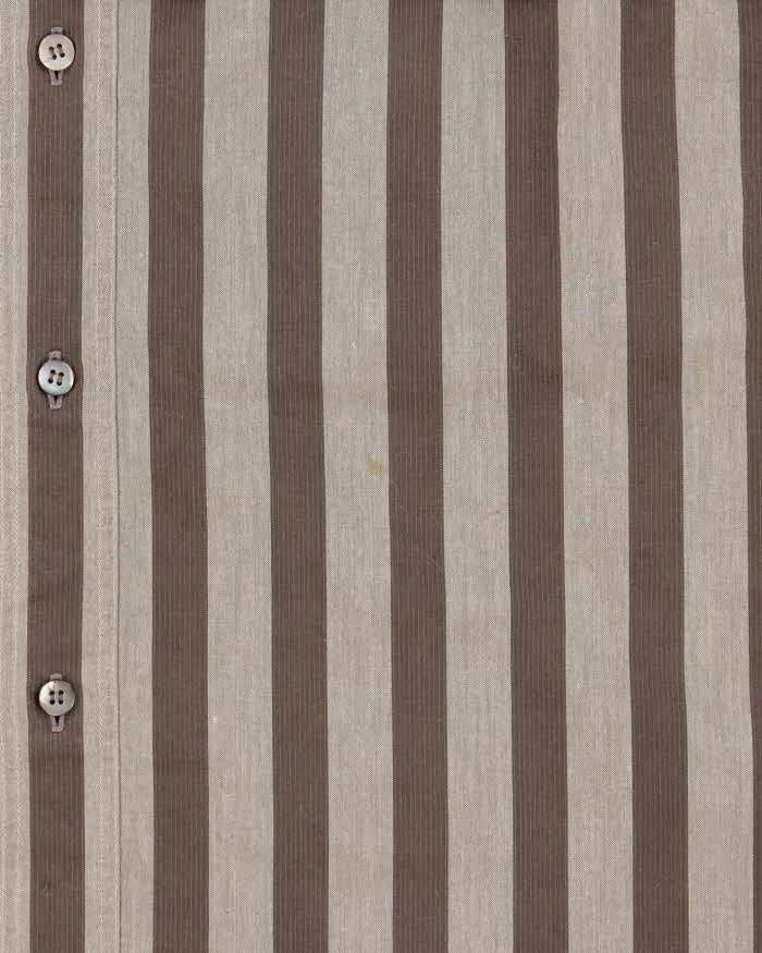 Vintage 1980s Issey Miyake Homme Hamilton Striped Long Sleeve Button Down Shirt - M sold by Rokit product image thumbnail 5