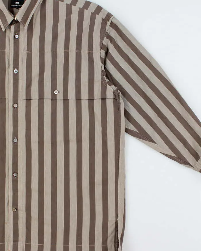 Vintage 1980s Issey Miyake Homme Hamilton Striped Long Sleeve Button Down Shirt - M sold by Rokit product image thumbnail 3