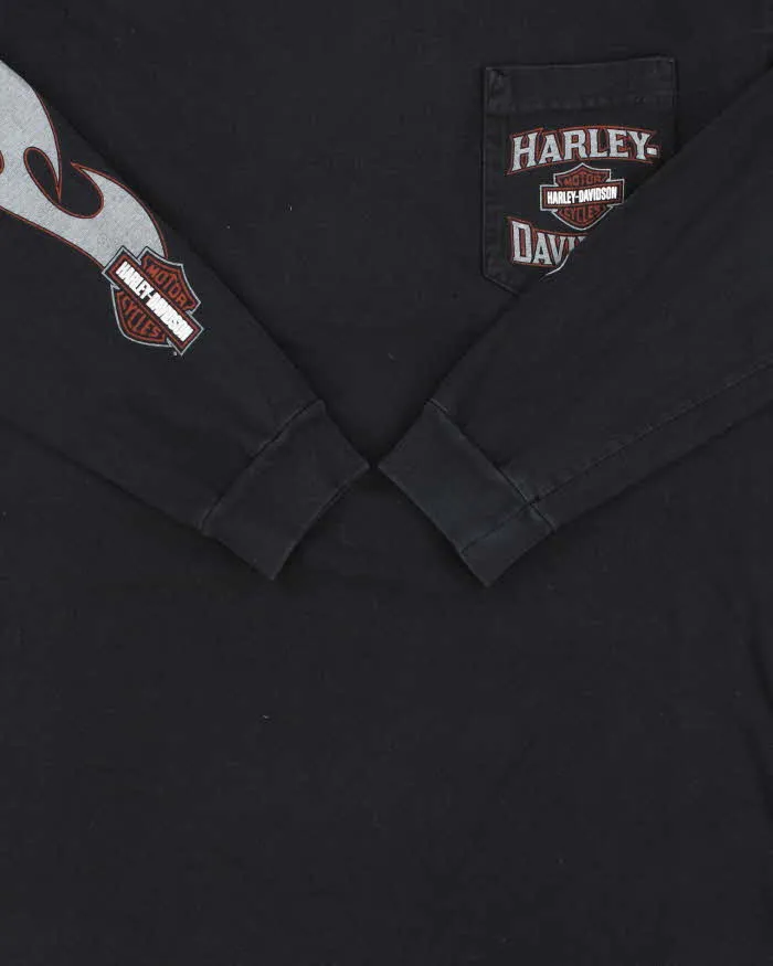 Vintage 00s Harley Davidson Long Sleeve T-shirt - M sold by Rokit product image thumbnail 4