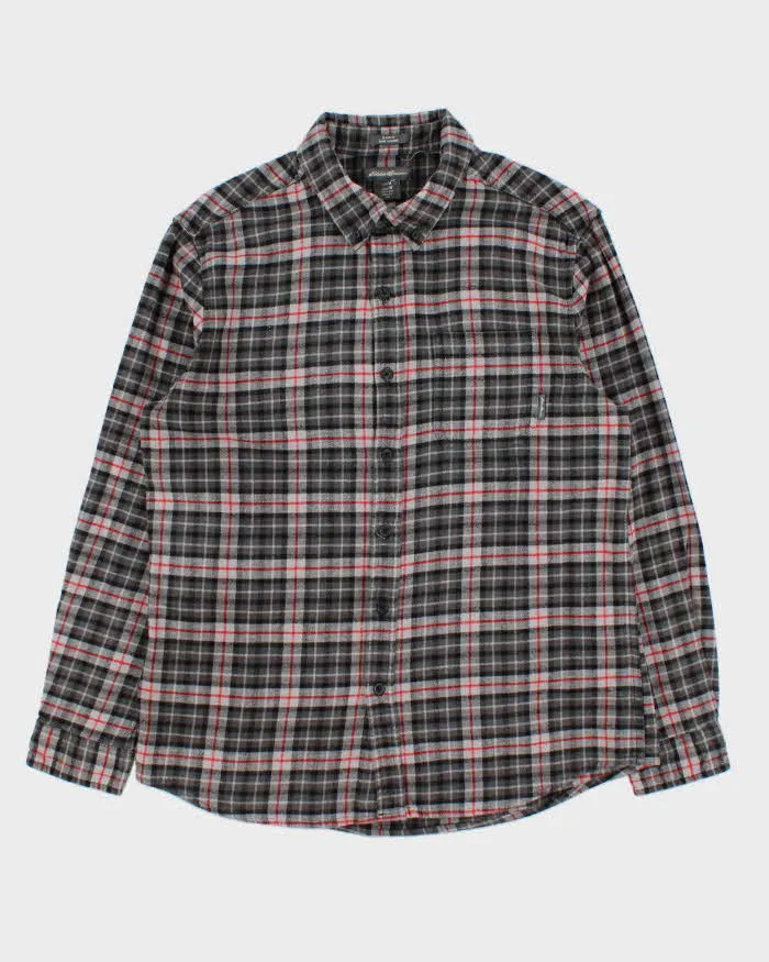 Vintage Eddie Bauer Plaid Flannel Long Sleeve Shirt - M sold by Rokit