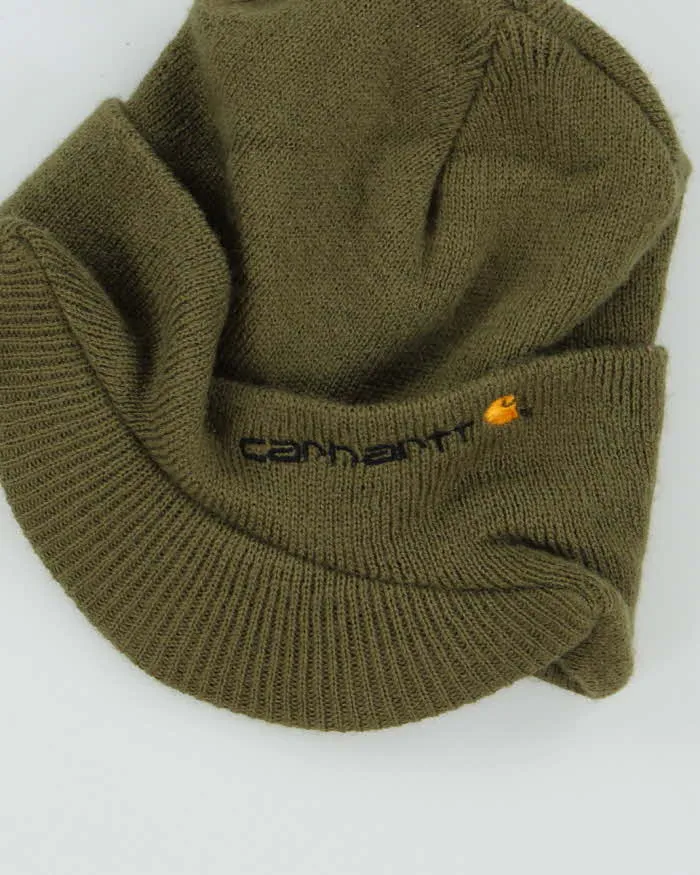 Vintage Carhartt Khaki Peaked Beanie - OS sold by Rokit product image thumbnail 3