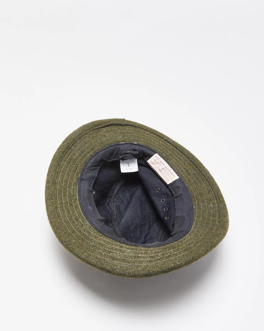 Vintage C.C Filson Custom Made In USA Wool Packet Hat - L sold by Rokit product image thumbnail 5