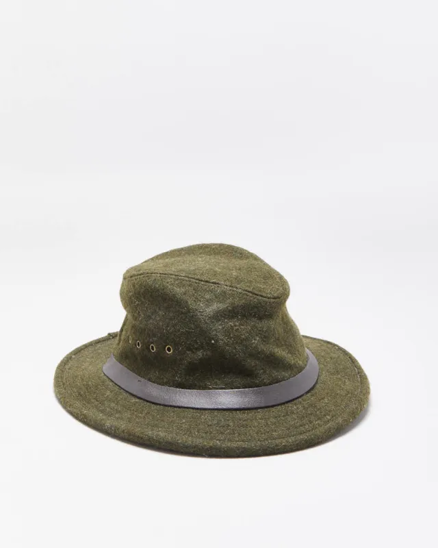 Vintage C.C Filson Custom Made In USA Wool Packet Hat - L made by Filson