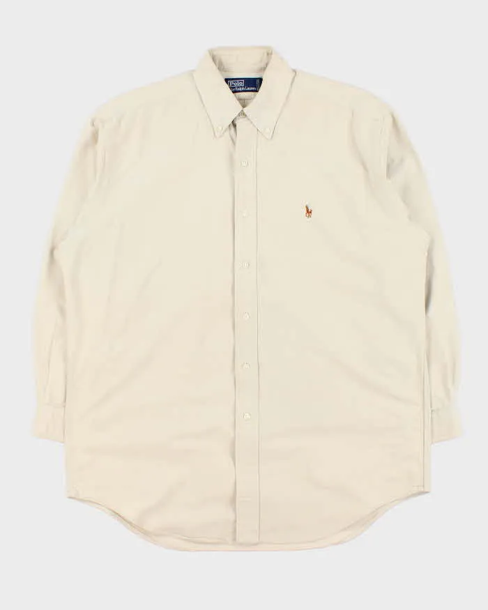 Vintage 1990s Polo Ralph Lauren Oversized Long Sleeve Shirt - M sold by Rokit