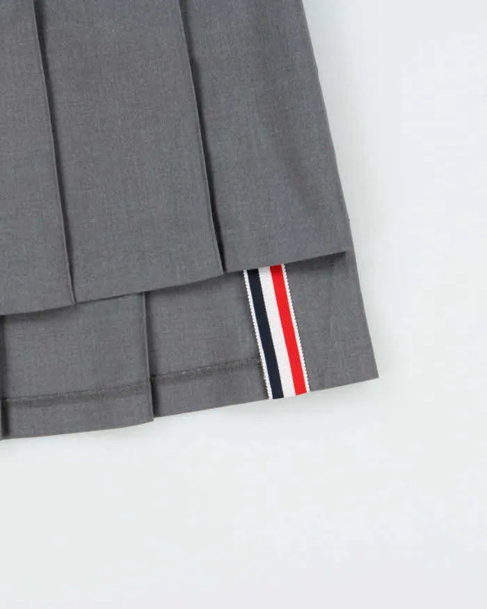 Thom Browne Pleated Wool Midi Skirt - S sold by Rokit product image thumbnail 3