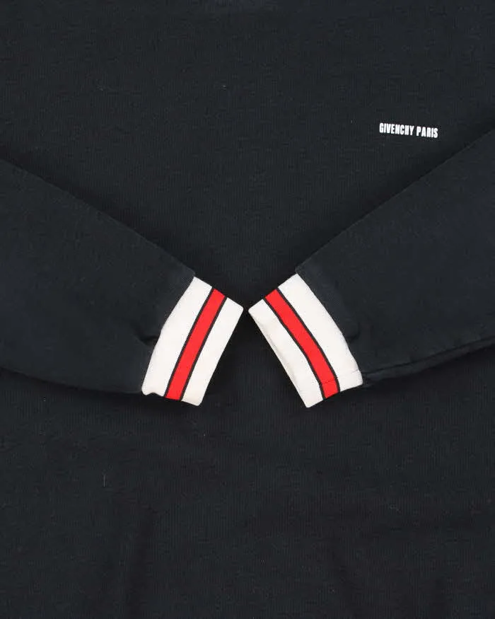 Vintage Givenchy Paris Rubberised Logo Crewneck Sweatshirt - M sold by Rokit product image thumbnail 4