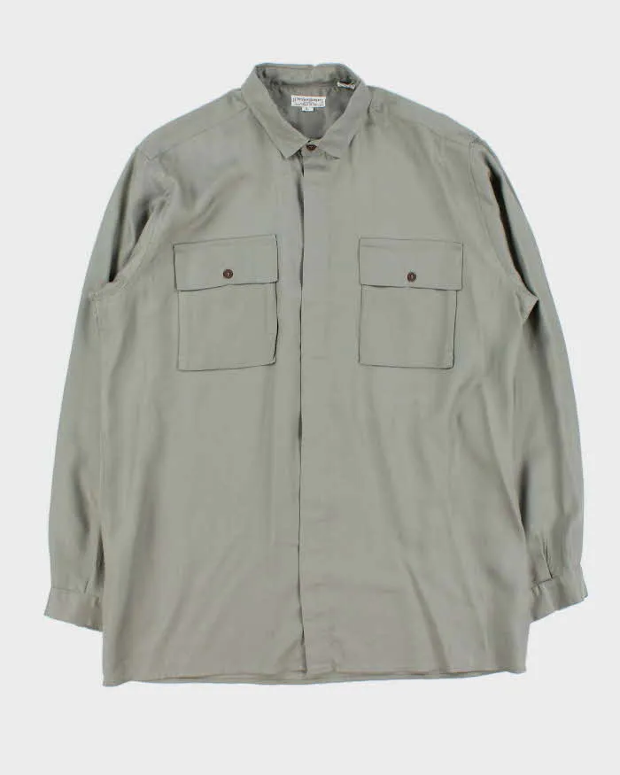 Vintage 1980s Yves Saint Laurent Long Sleeve Shirt - L sold by Rokit