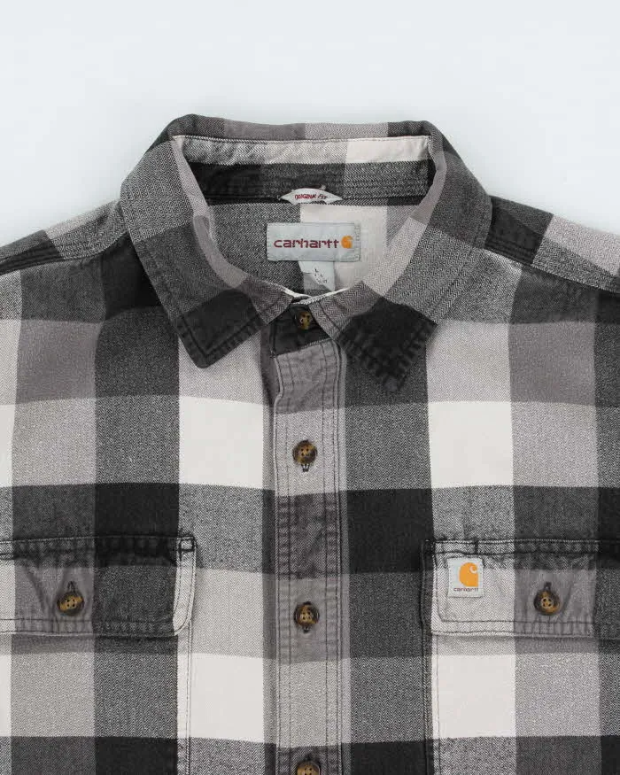 Vintage 00s Carhartt Flannel Shirt - L sold by Rokit product image thumbnail 5