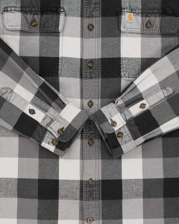 Vintage 00s Carhartt Flannel Shirt - L sold by Rokit product image thumbnail 4