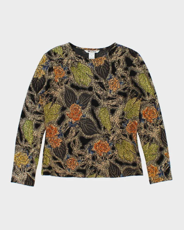 Vintage 90s Nygard Floral Top - M sold by Rokit